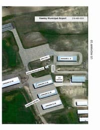 City-operated T-Hangars — Hawley (04Y)